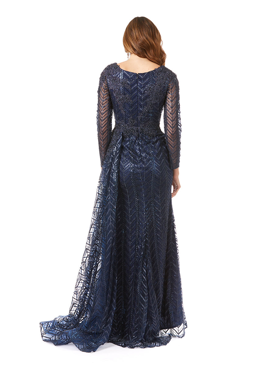 Lara 29620 - Lace Skirt Overlay Dress OUTLET